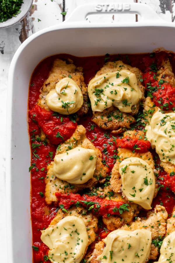 Paleo Chicken Parmesan {Dairy-Free, Gluten-Free}