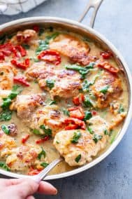 Creamy Tuscan Chicken {Paleo, Whole30, Keto}