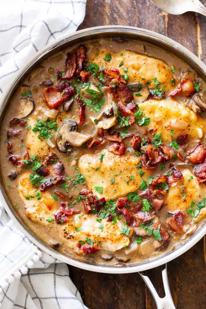 Chicken Marsala With Bacon {paleo Whole30 Keto}