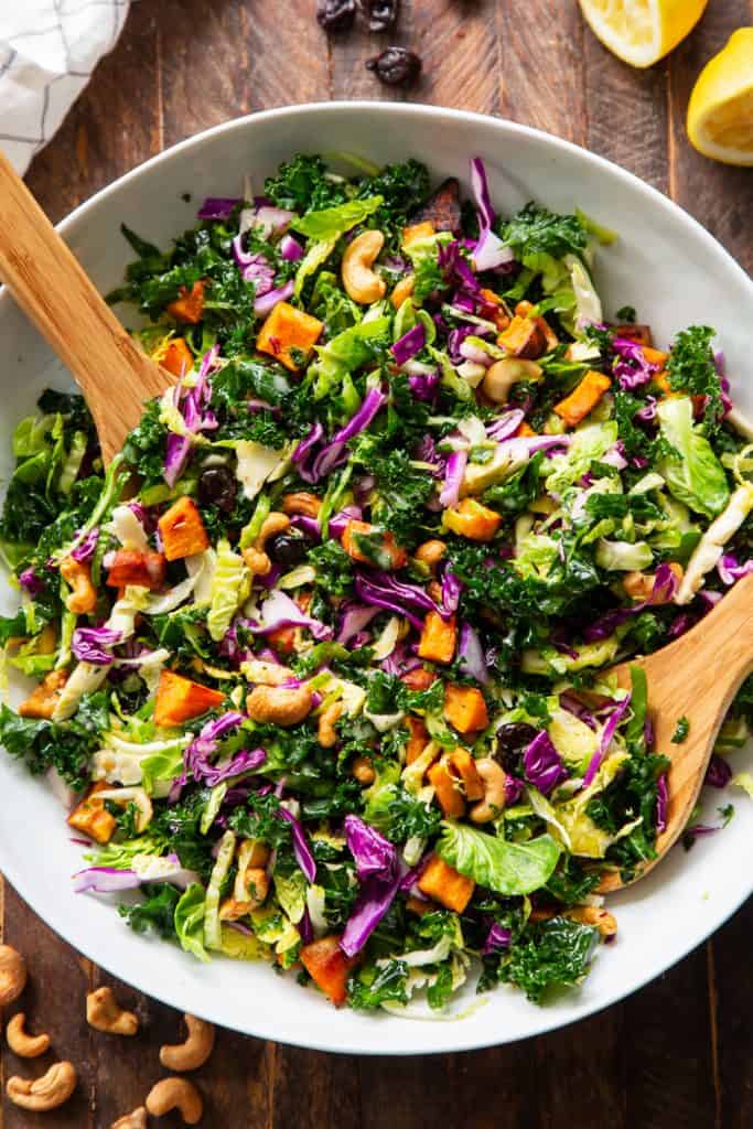 Rainbow Veggie Salad With Lemon Vinaigrette {paleo Whole30 Vegan}