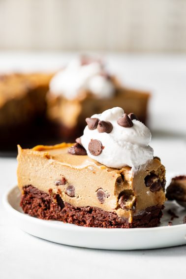 Espresso Chocolate Chip Cheesecake {Paleo, Vegan}