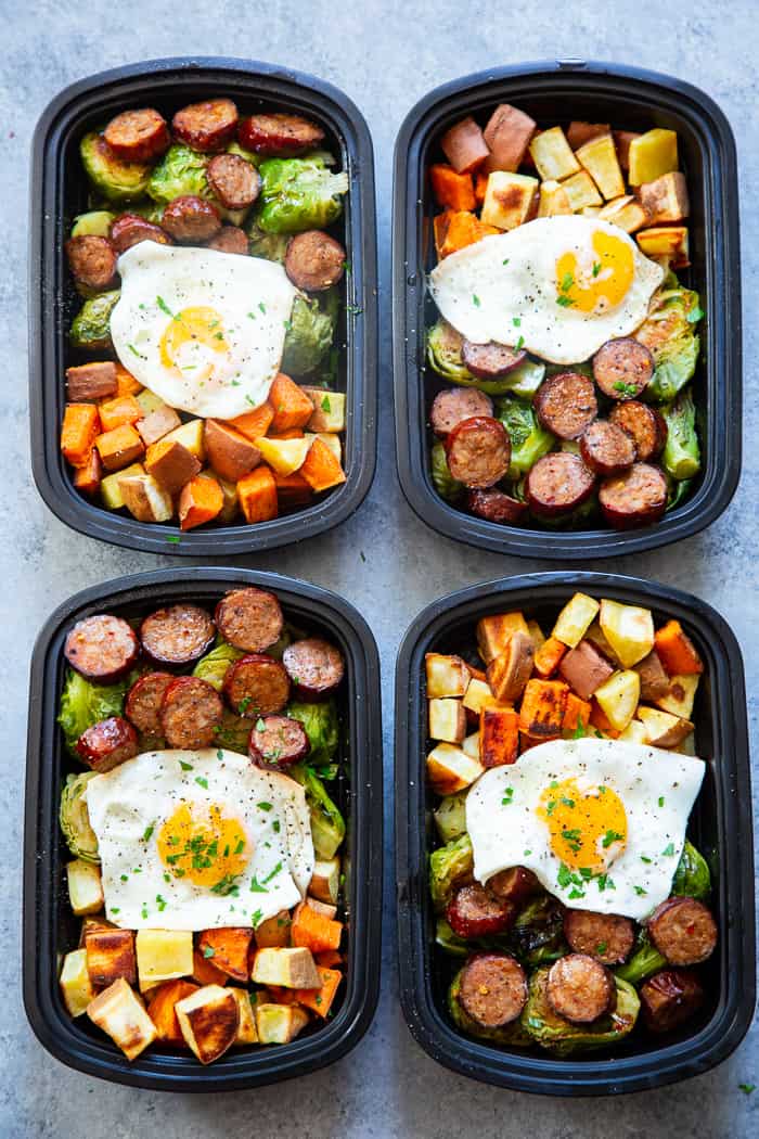 Meal Prep Breakfast PRO Bowls {Paleo, GF, Low Carb} - Skinny Fitalicious®