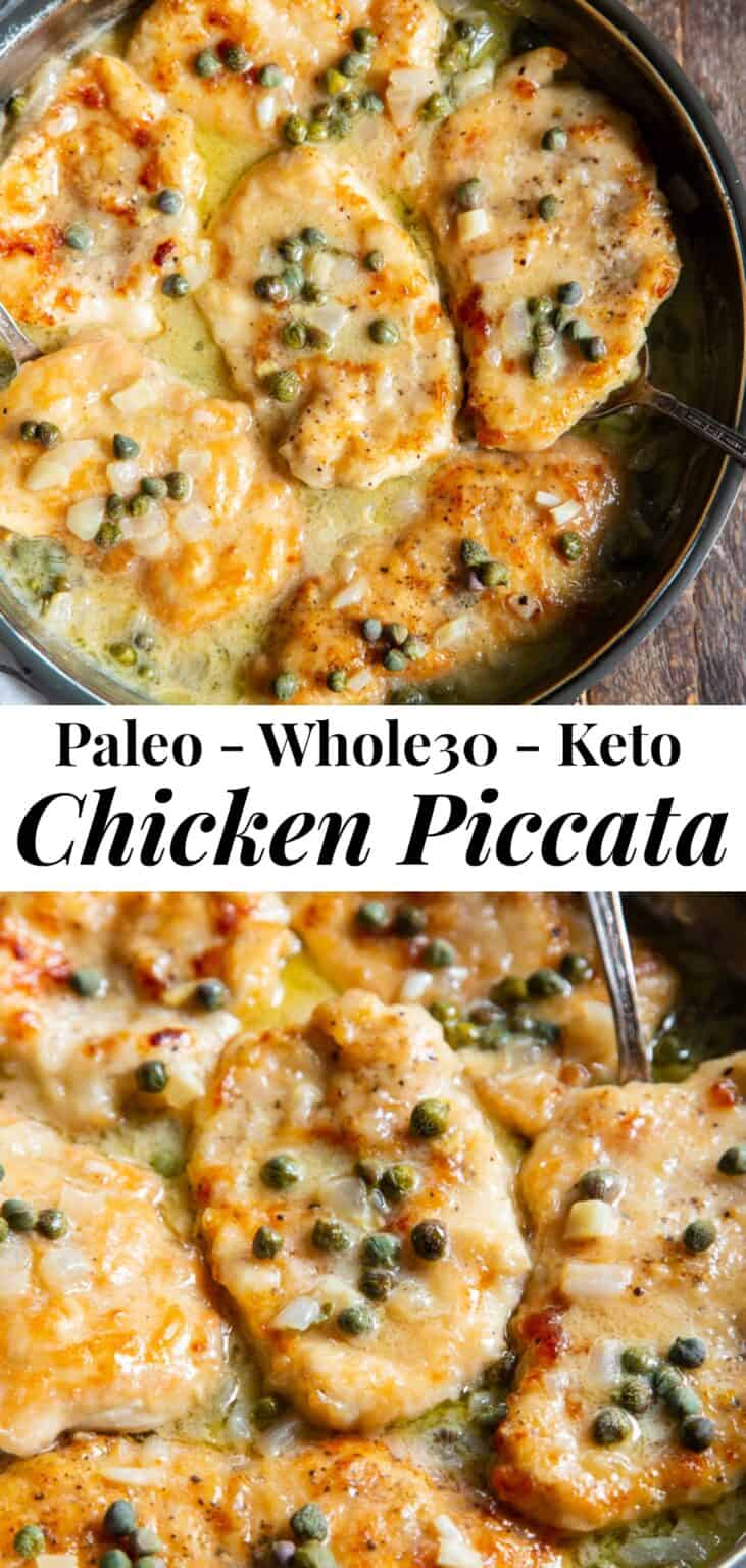 Lemon Chicken Piccata Paleo Whole30 Keto 4774