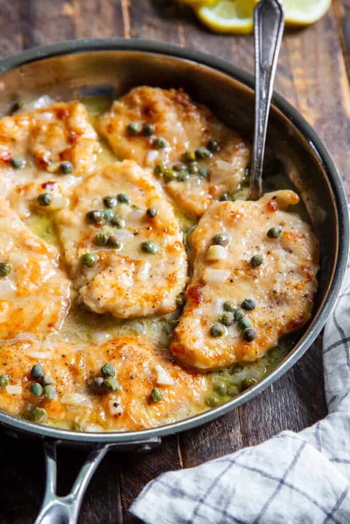 Lemon Chicken Piccata {Paleo, Whole30, Keto}