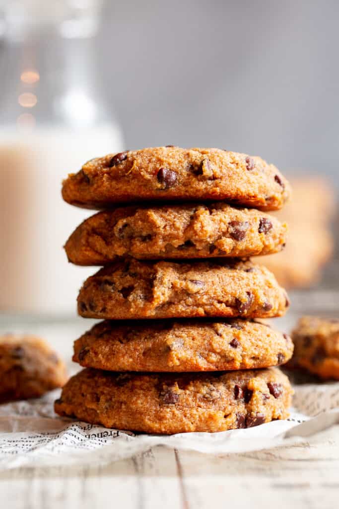 Paleo Chocolate Chip Cookies with Sweet Potato