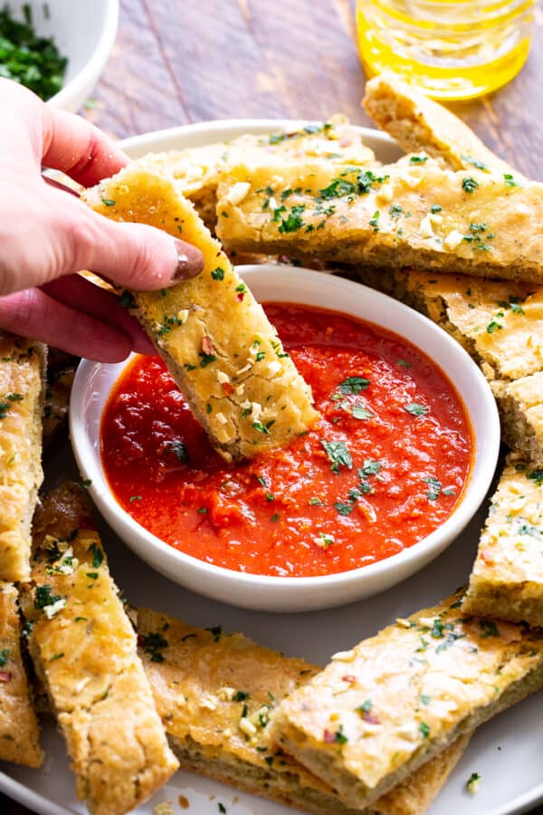 Paleo Breadsticks {One-Bowl, Gluten-Free, Dairy-Free}