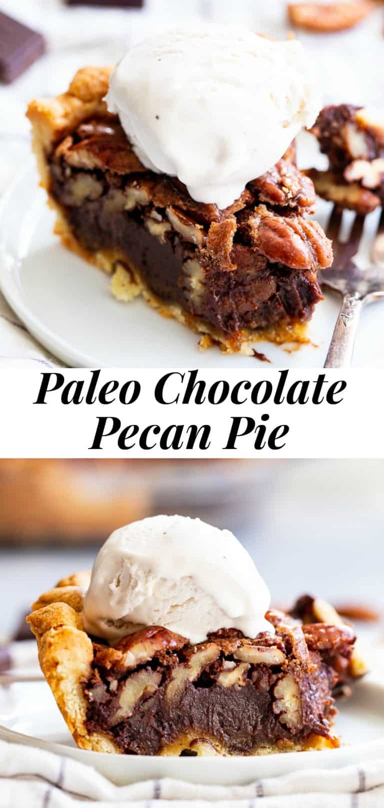 Chocolate Pecan Pie {Paleo, GF, DF} - The Paleo Running Momma