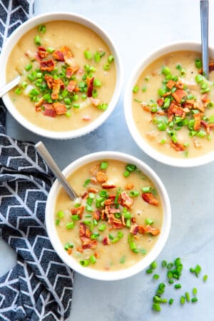 Creamy Potato Soup with Bacon {Whole30, Paleo} - The Paleo Running Momma