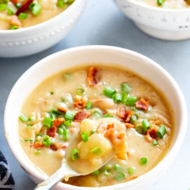 Creamy Potato Soup with Bacon {Whole30, Paleo} - The Paleo Running Momma