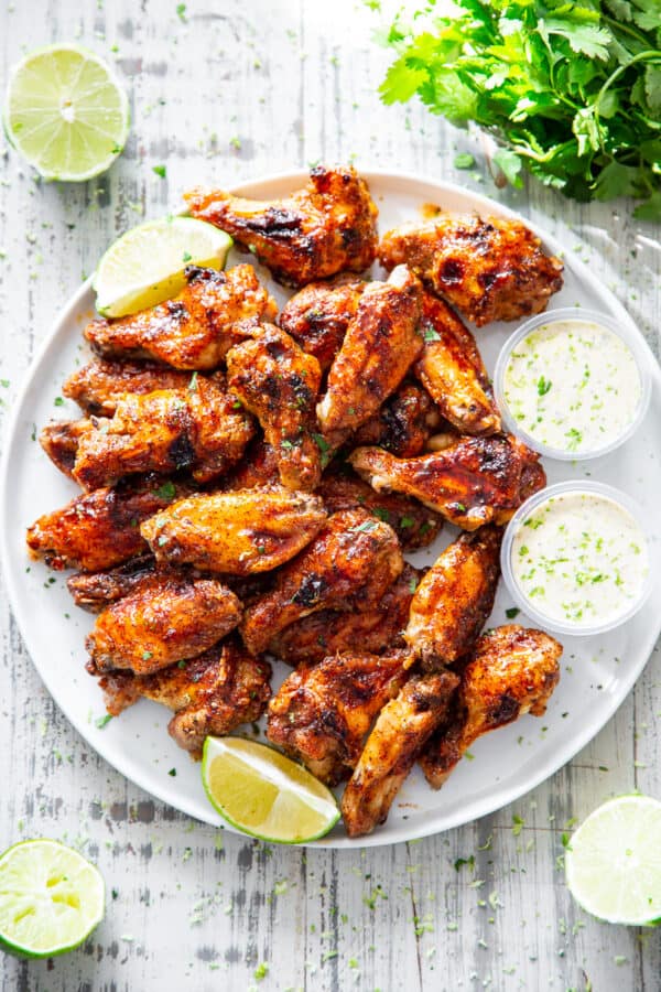 Chili Lime Chicken Wings {Paleo, Whole30 Option}