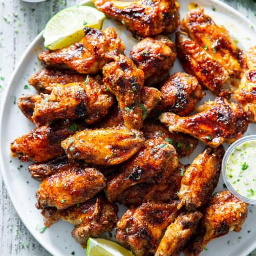 Chili Lime Chicken Wings {Paleo, Whole30 Option}