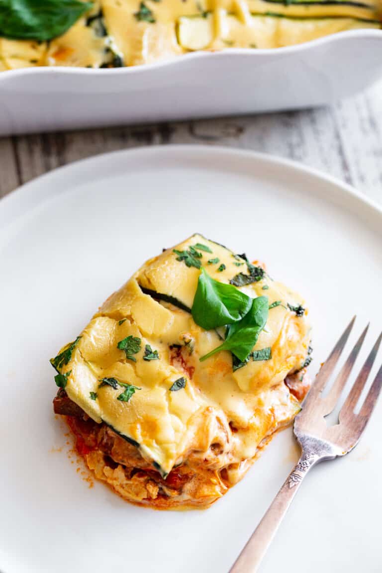 Paleo Zucchini Lasagna With Sausage {whole30 Low Carb}