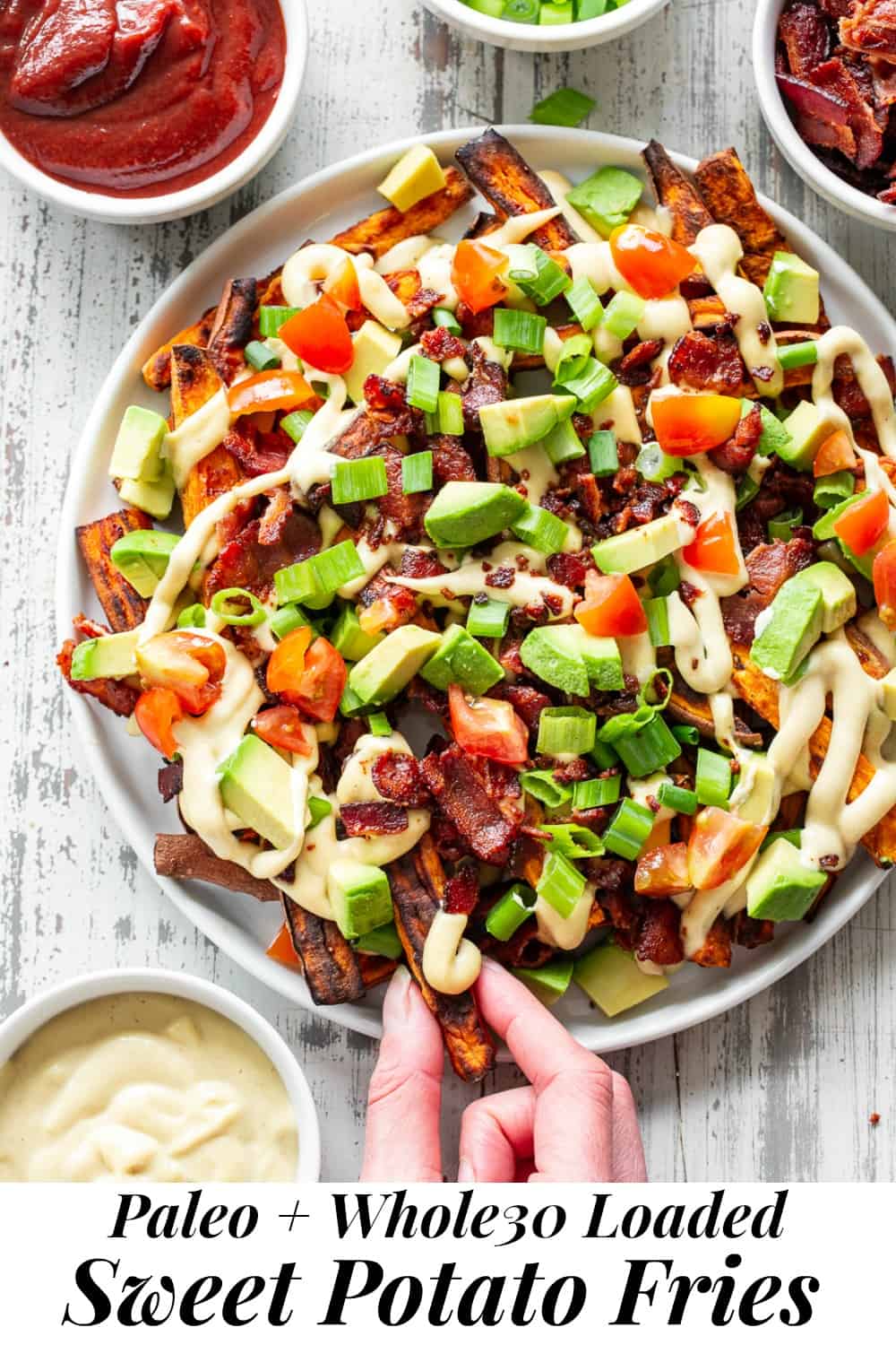 Loaded Sweet Potato Fries {Paleo, Whole30} - The Paleo Running Momma