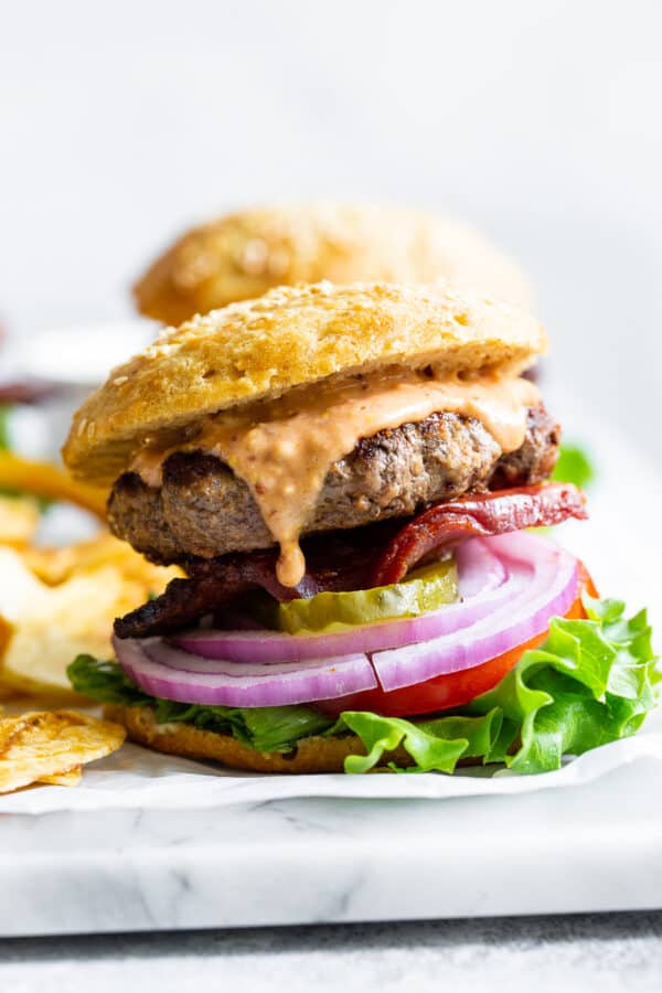 Best Paleo Burgers {with Buns and Sauce!} - The Paleo Running Momma