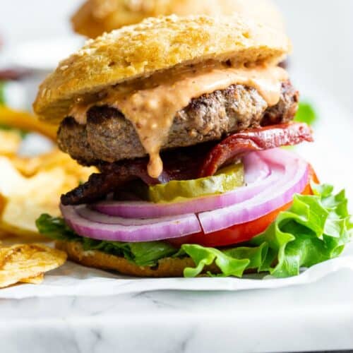 Best Paleo Burgers {with Buns and Sauce!} - The Paleo Running Momma