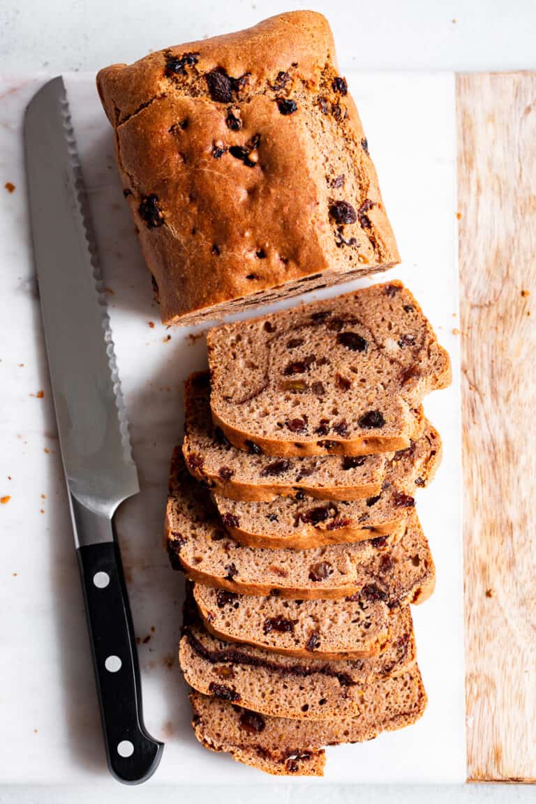 Cinnamon Raisin Bread {Paleo, Gluten-Free, Dairy-Free}