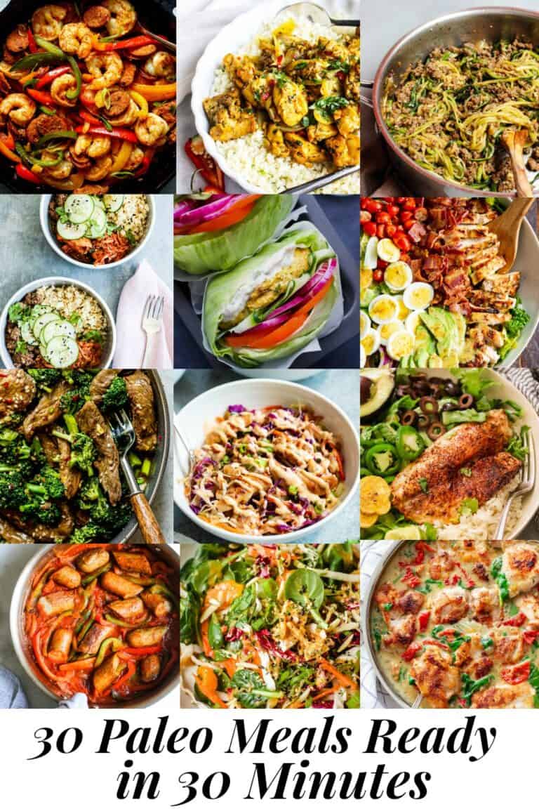 30 Easy Paleo Meals Ready in 30 Minutes - The Paleo Running Momma