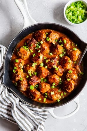 One-Skillet Sweet and Sour Meatballs {Paleo} The Paleo Running Momma