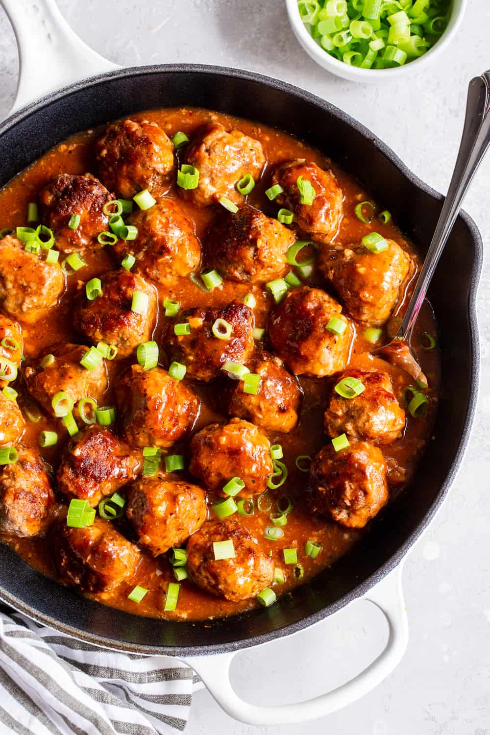 One-Skillet Sweet and Sour Meatballs {Paleo} The Paleo Running Momma