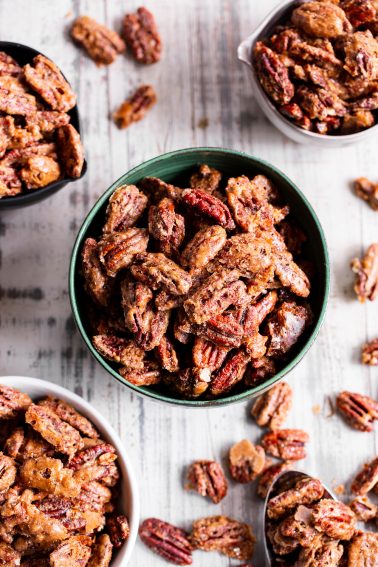 Maple Cinnamon Candied Pecans {Paleo} - The Paleo Running Momma