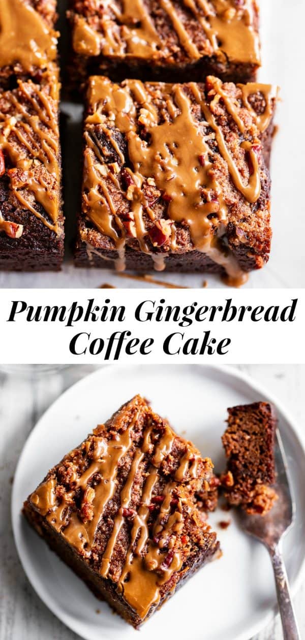 Pumpkin Gingerbread Coffee Cake {Paleo} - The Paleo Running Momma