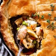 Skillet Chicken Pot Pie - Life As A Strawberry