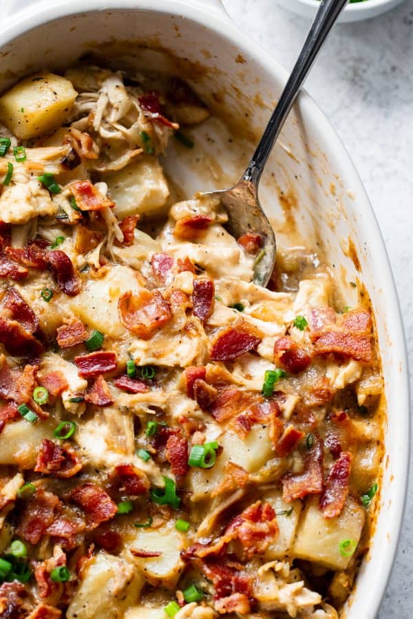 Creamy Chicken Potato Casserole {Paleo, Whole30}