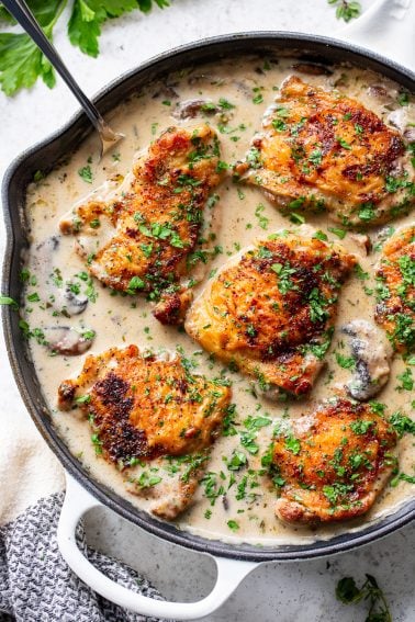 Creamy Garlic Herb Chicken {Paleo, Whole30, Keto}