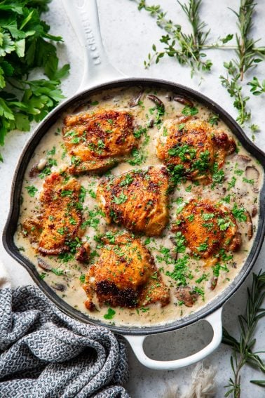 Creamy Garlic Herb Chicken {Paleo, Whole30, Keto}