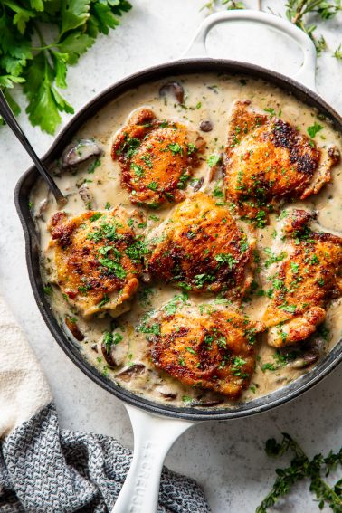 Creamy Garlic Herb Chicken {Paleo, Whole30, Keto}