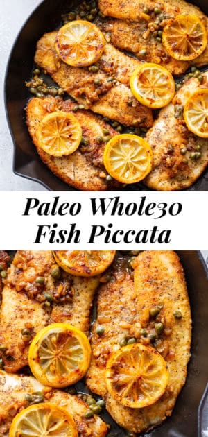 Paleo Fish Piccata {Whole30, Keto} - The Paleo Running Momma