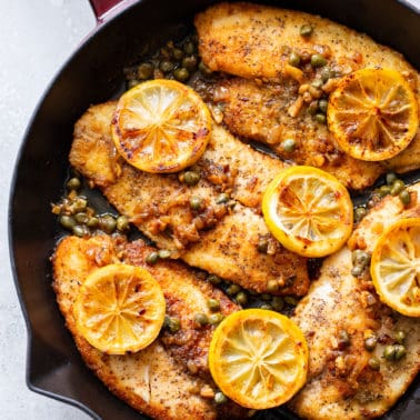 Paleo Fish Piccata {Whole30, Keto} - The Paleo Running Momma