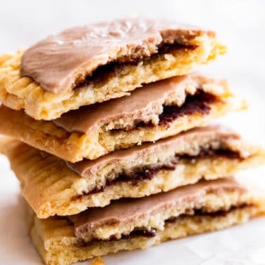 Homemade Brown Sugar Cinnamon Pop Tarts {Grain Free, Paleo}