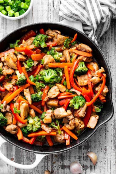 Teriyaki Chicken Stir Fry {Paleo, Whole30} - The Paleo Running Momma