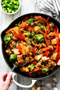 Teriyaki Chicken Stir Fry {Paleo, Whole30} - The Paleo Running Momma