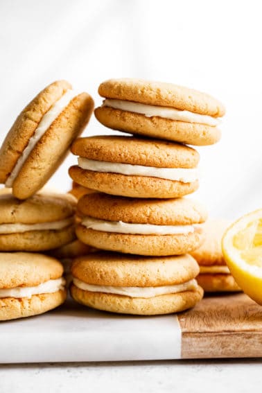 Lemon Cream Paleo Sandwich Cookies - The Paleo Running Momma