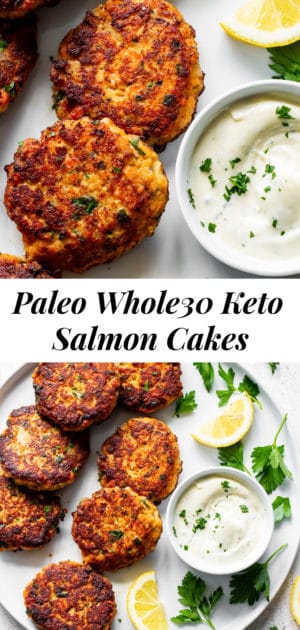 Salmon Cakes {Paleo, Whole30, Keto} - The Paleo Running Momma