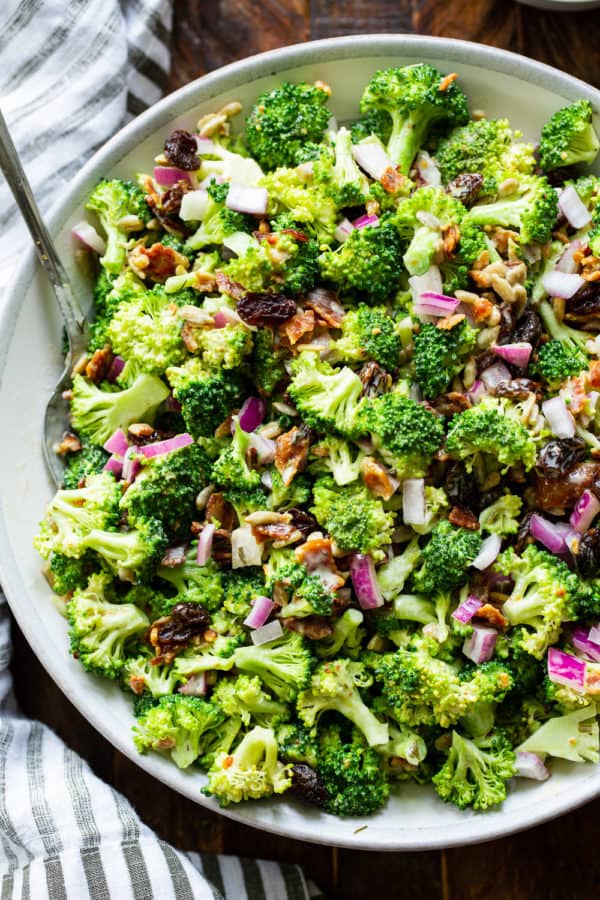 Classic Broccoli Salad {Paleo, Whole30} - The Paleo Running Momma