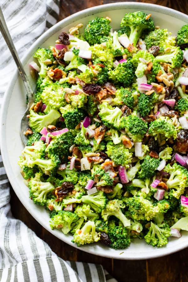 Classic Broccoli Salad {Paleo, Whole30} - The Paleo Running Momma
