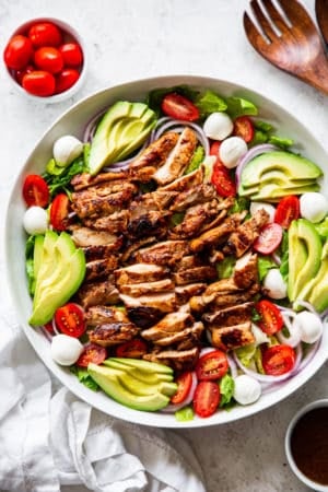 Grilled Chicken Caprese Salad {Paleo} - The Paleo Running Momma