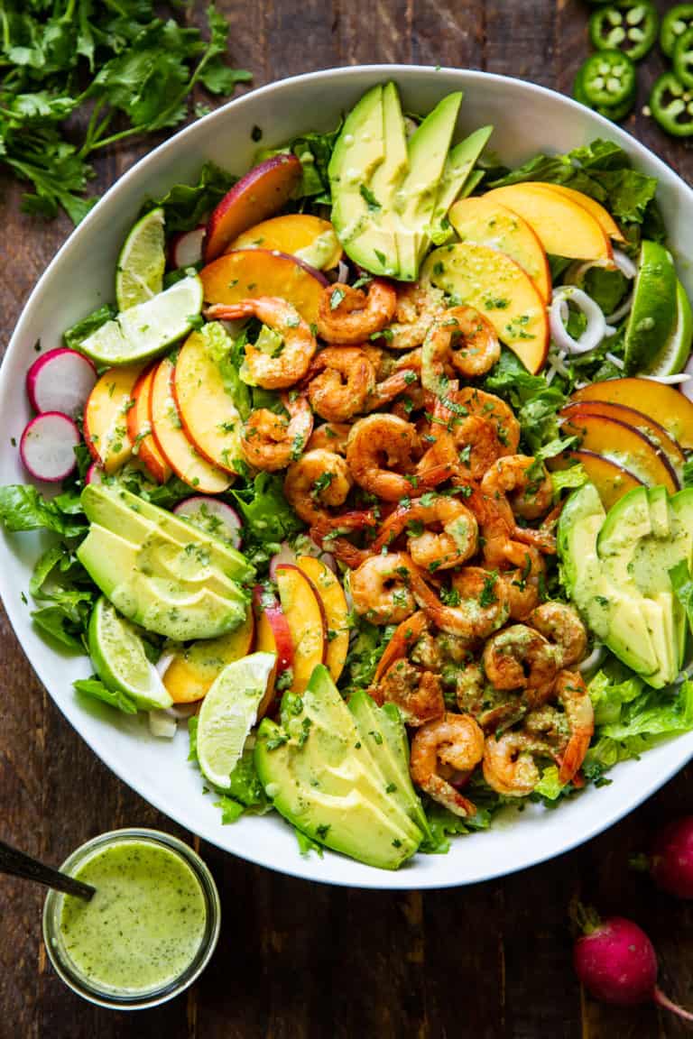 Chipotle Shrimp Salad with Cilantro Lime Vinaigrette