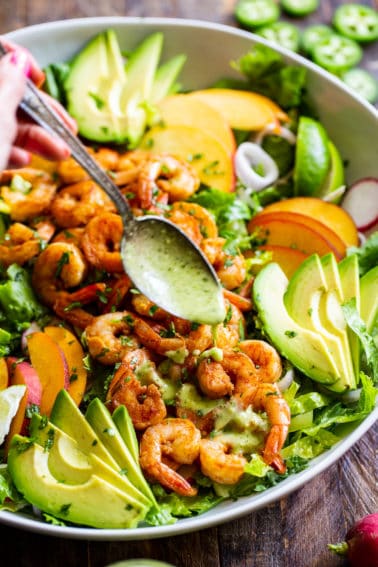 Chipotle Shrimp Salad with Cilantro Lime Vinaigrette