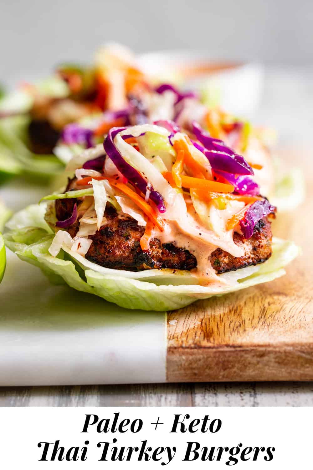 Paleo Thai Turkey Burgers {Whole30, Keto} - The Paleo Running Momma