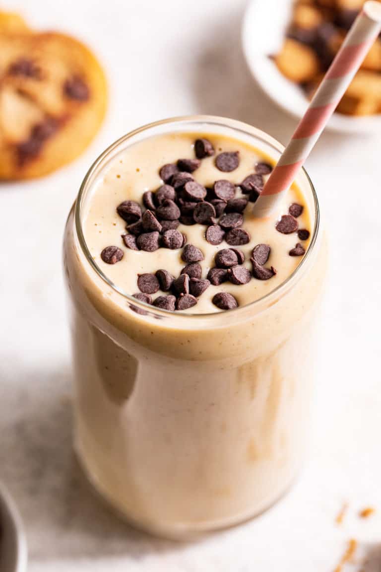 Chocolate Chip Cookie Smoothie Paleo Vegan 6994