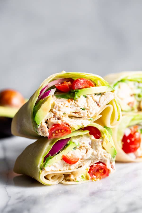 Paleo Chicken Salad Wraps {Grain Free, Dairy Free}