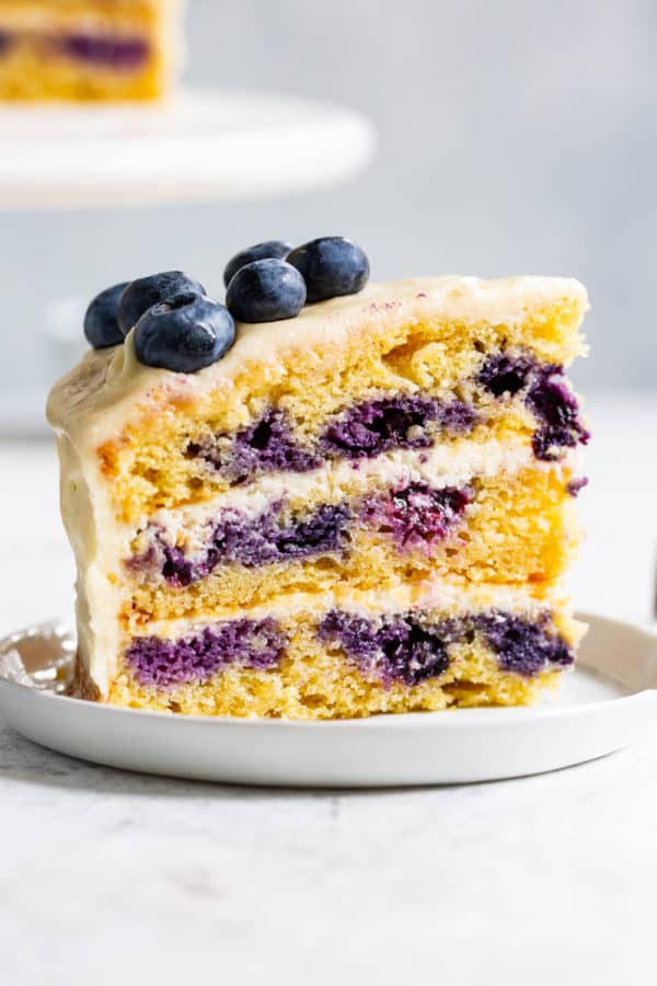 Paleo Lemon Blueberry Cake {Gluten Free, Dairy Free}