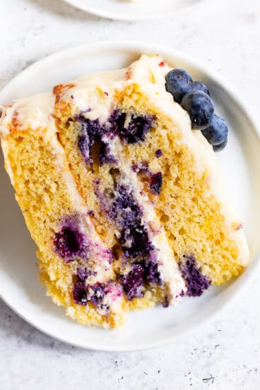 Paleo Lemon Blueberry Cake {Gluten Free, Dairy Free}