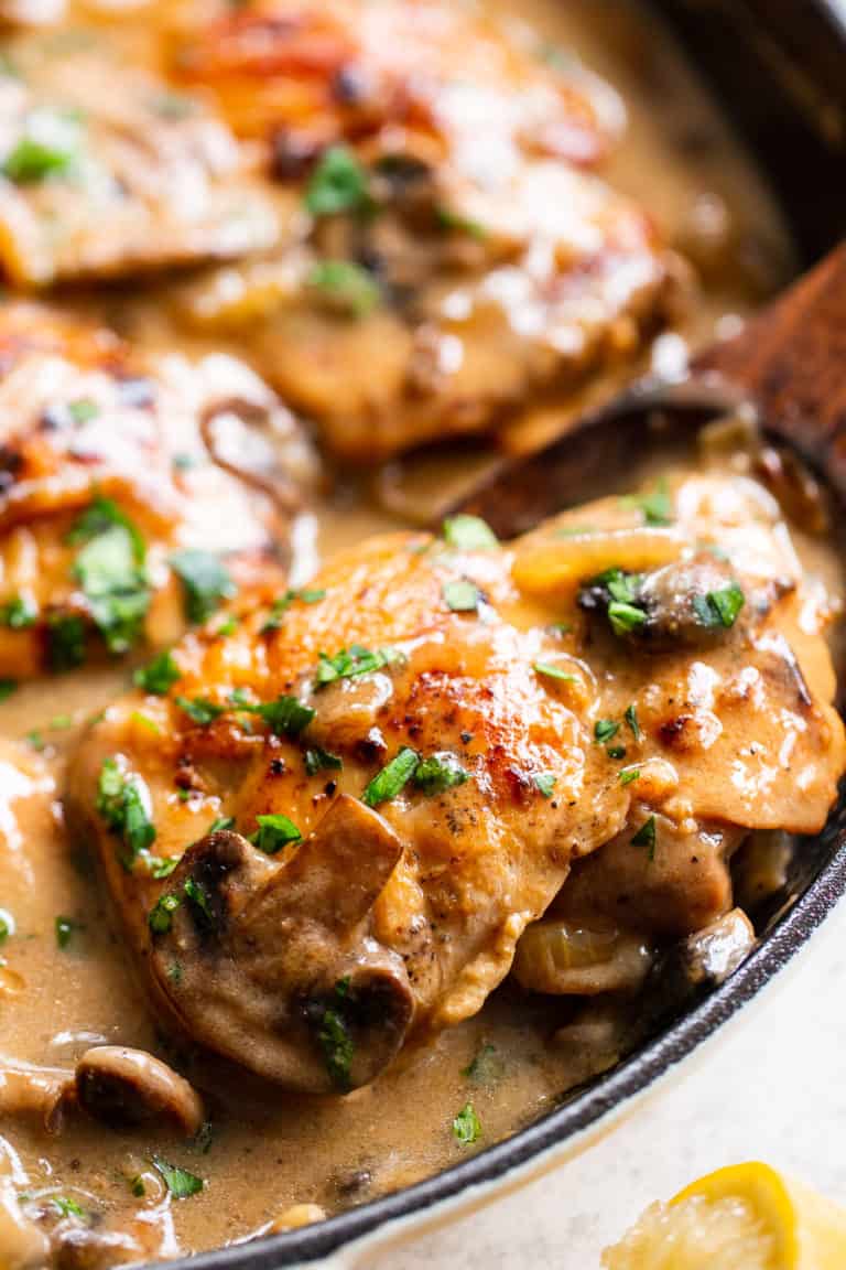 Chicken Stroganoff {Paleo, Whole30, Keto} - The Paleo Running Momma