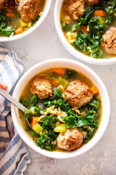 Italian Wedding Soup {Paleo, Keto, Whole30}