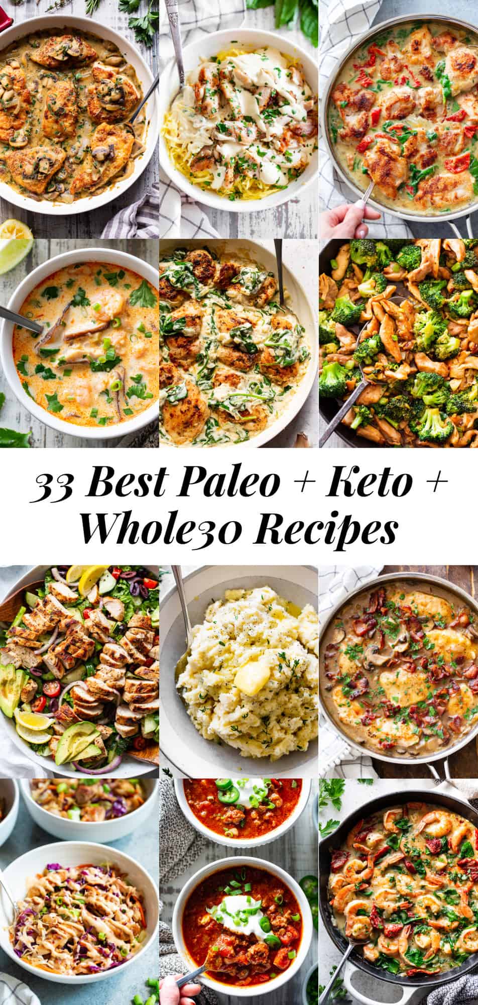 33 Best Paleo and Keto Recipes {Whole30, Low Carb}